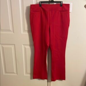 Elegant Red Women's Pants